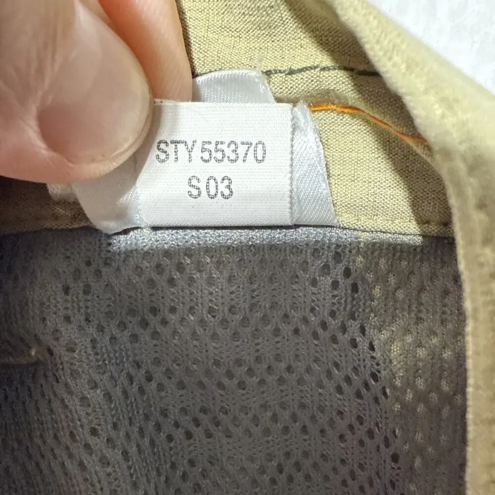 Patagonia Intransit Pants Mens 34 Beige Khaki Chino Outdoor Hiking Flap Pockets
